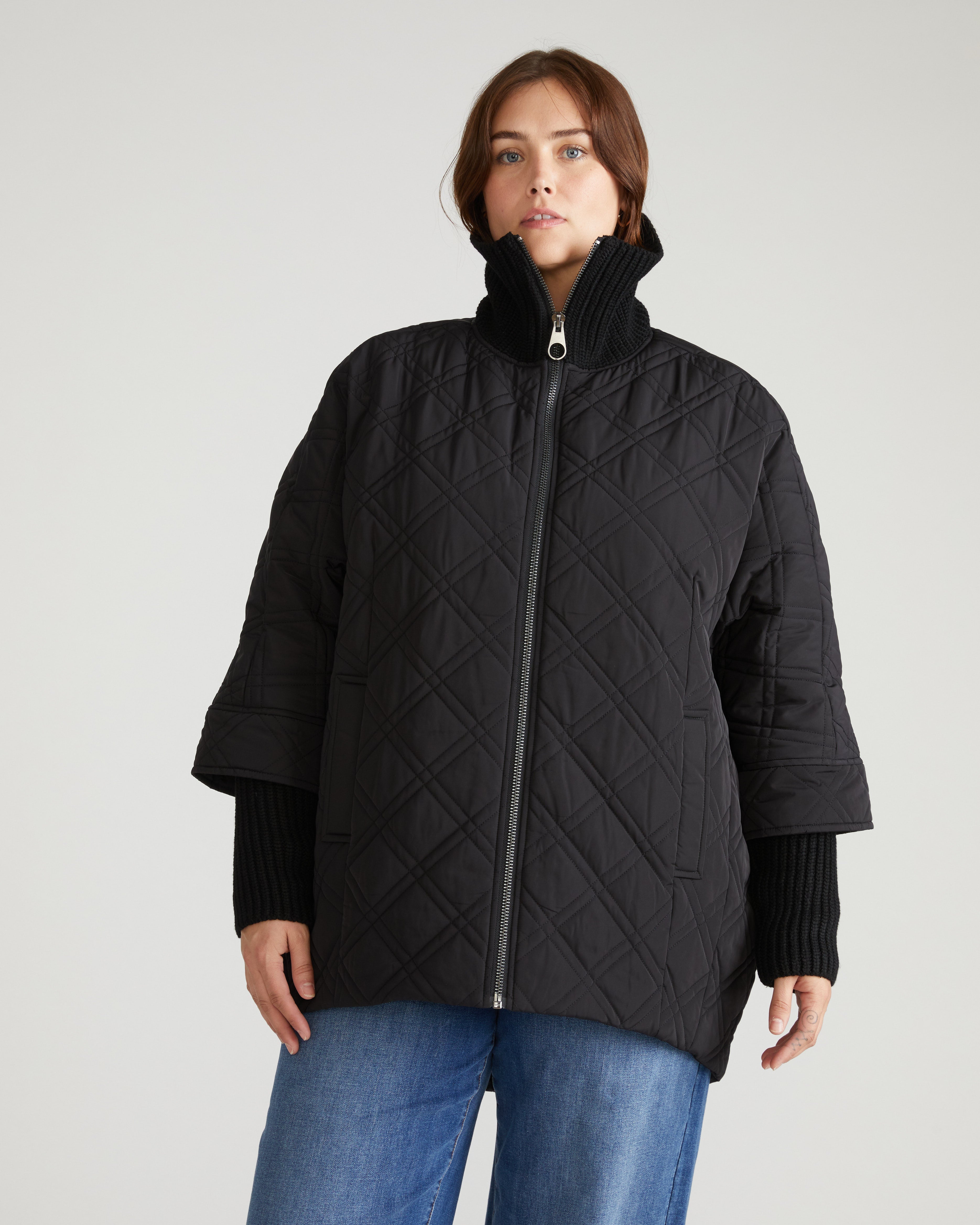 Arcadia Puffer Coat - Black