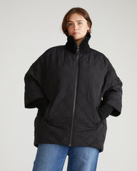 Arcadia Puffer Coat - Black