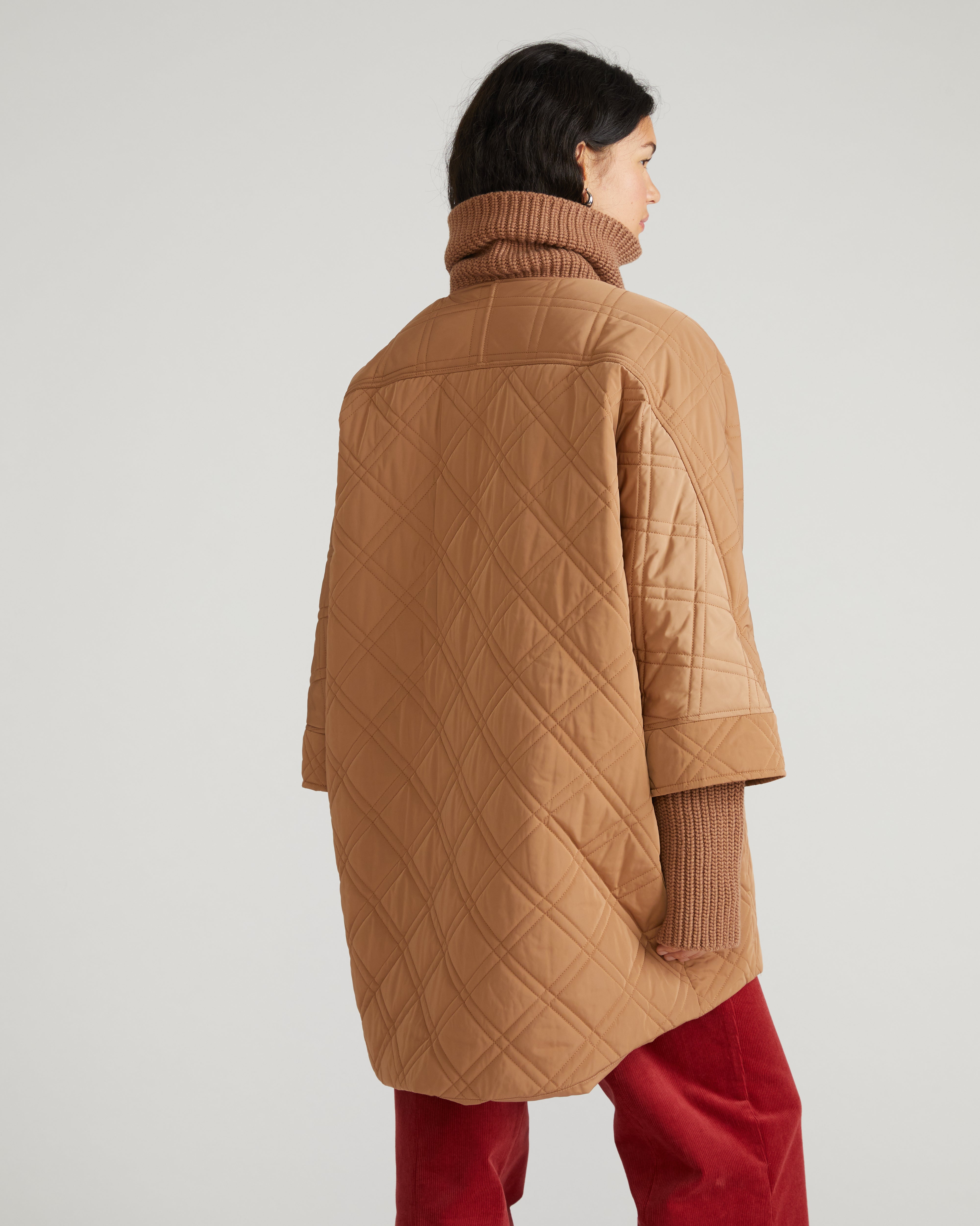 Arcadia Puffer Coat - Classic Camel