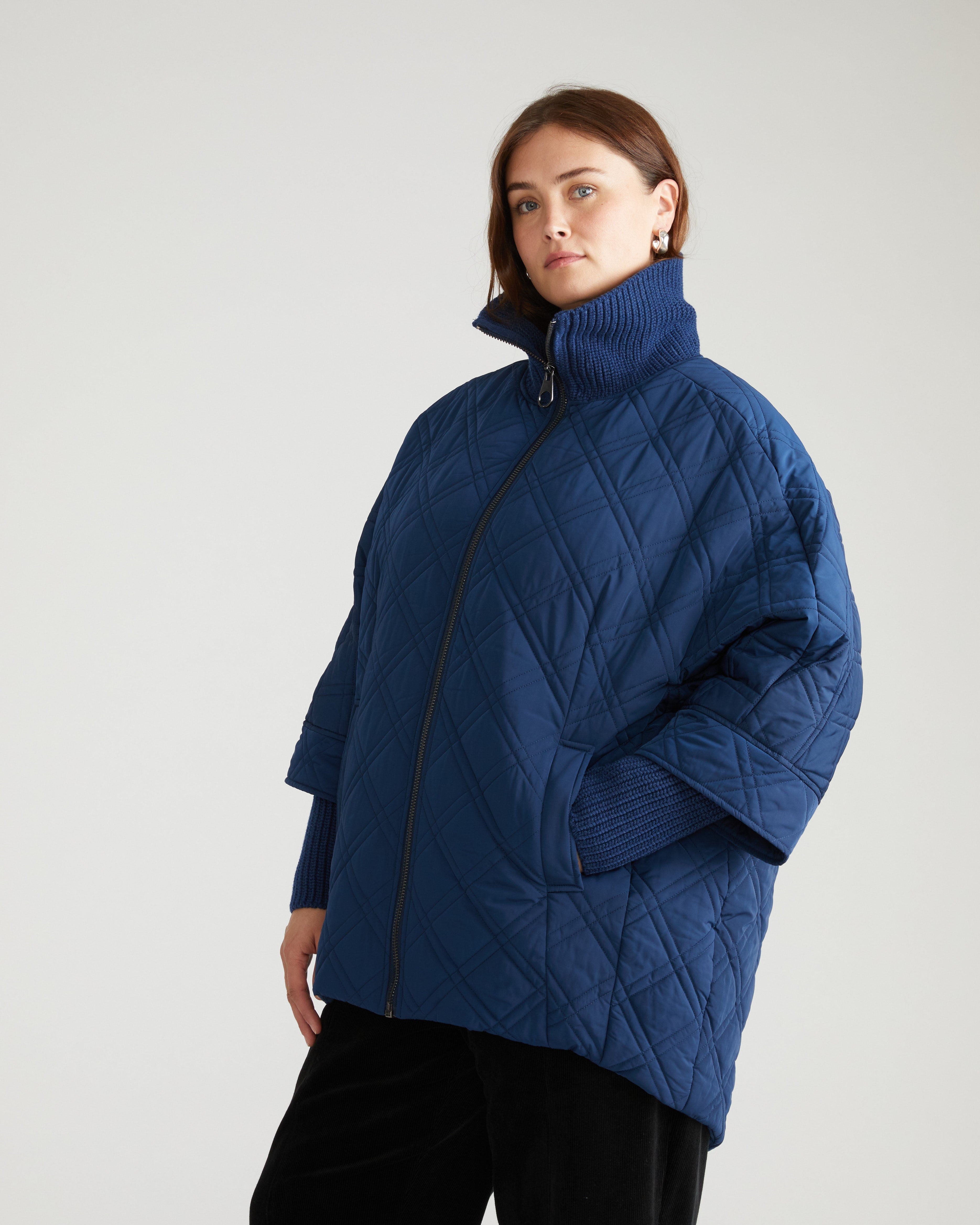 Arcadia Puffer Coat - Pageant Blue