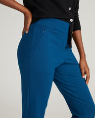 Smart Signature Ponte Pants Long - Deep Teal