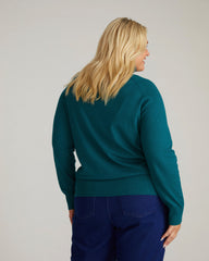 Renee Savvy Fine Knit Raglan Turtleneck - Botanic