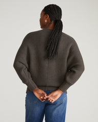 Better-Than-Wool Dolman Sweater - Graphite