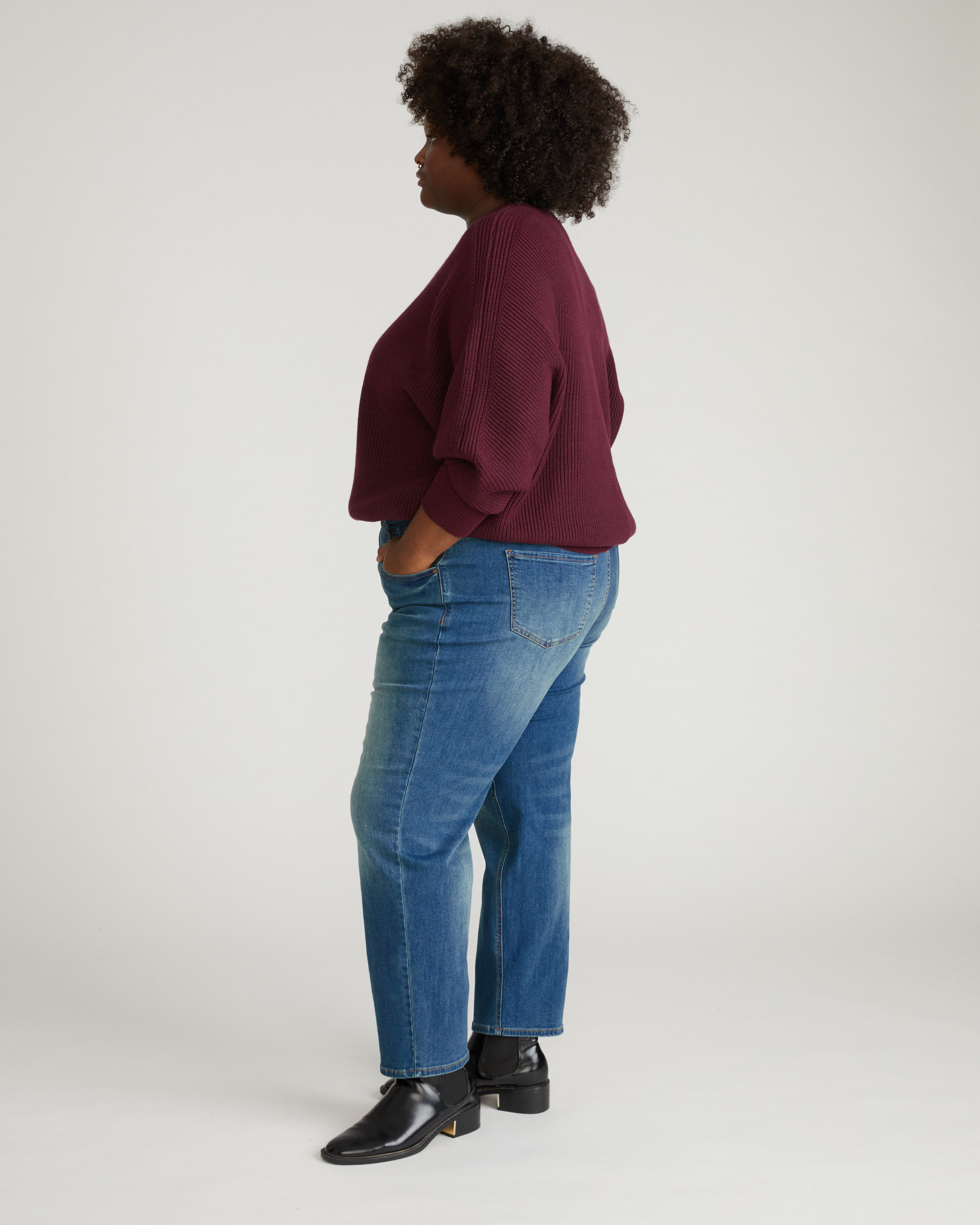 Better-Than-Wool Dolman Sweater - Gamay