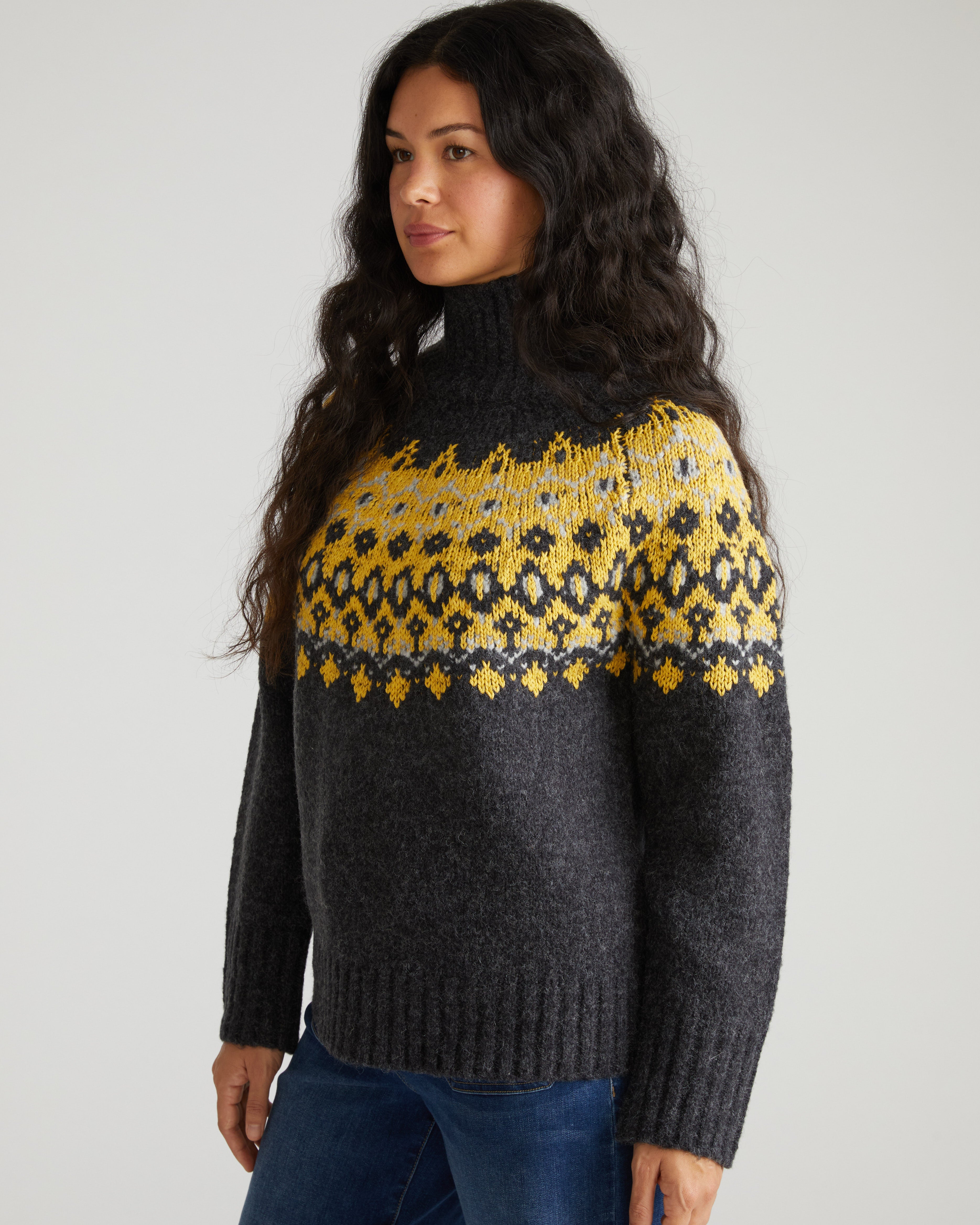 Fair Isle Sweater - Oak Leaf Fair Isle