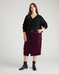 Tori V Neck Sweater - Black