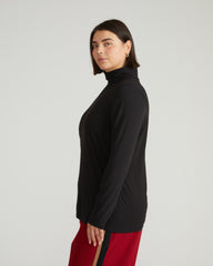 Close Fit Turtleneck - Black
