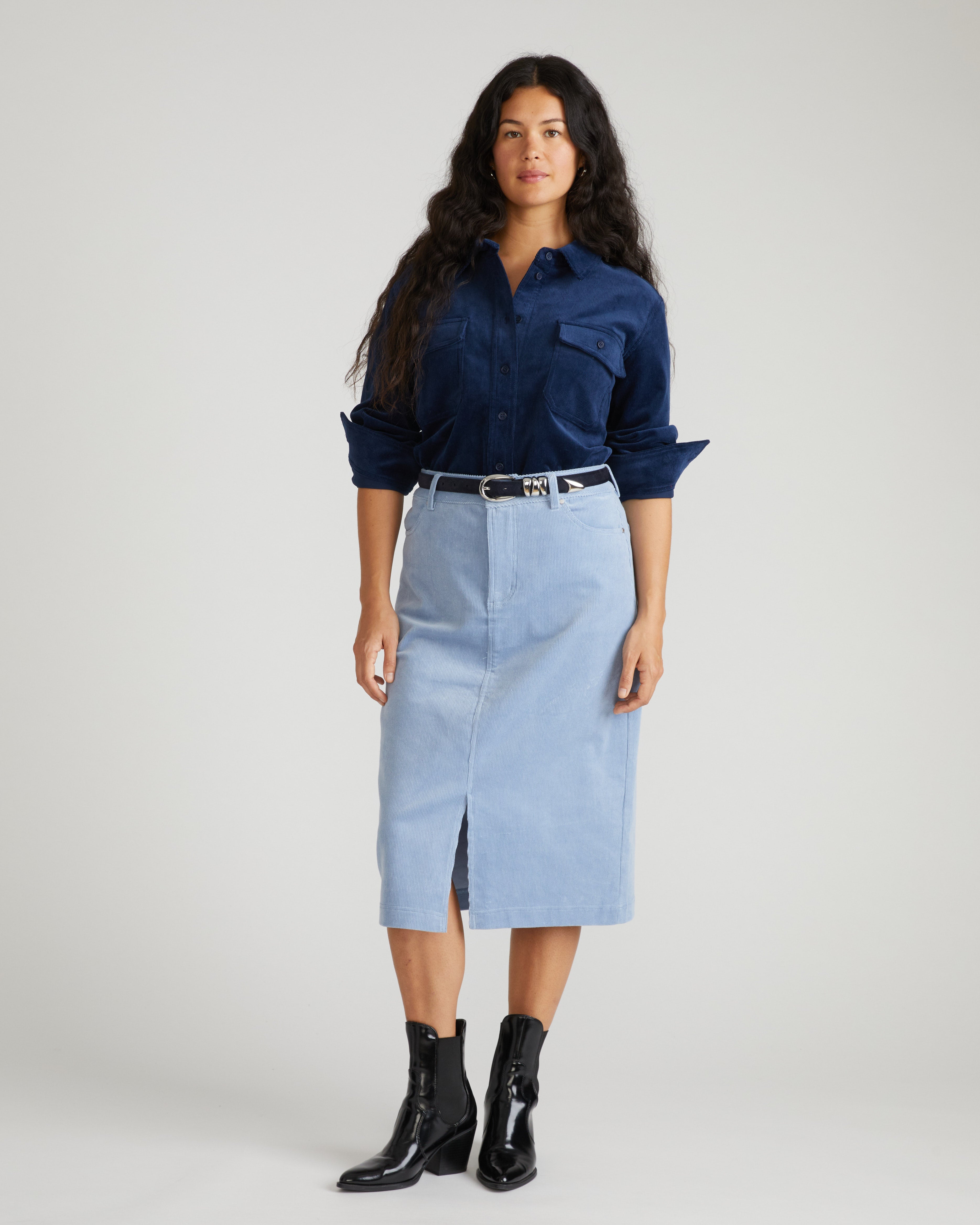 Corduroy Greenwich Jacket - Pageant Blue