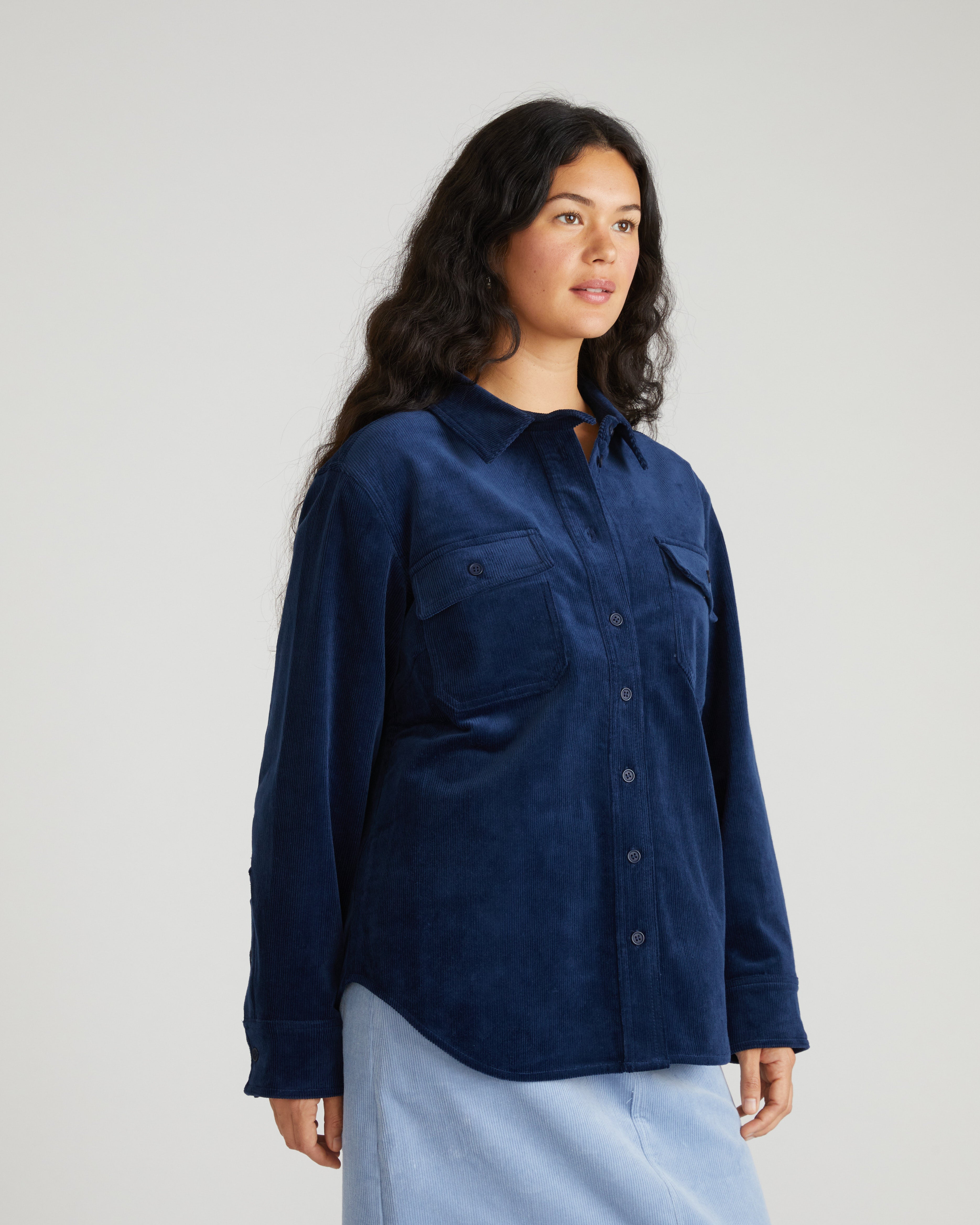 Corduroy Greenwich Jacket - Pageant Blue