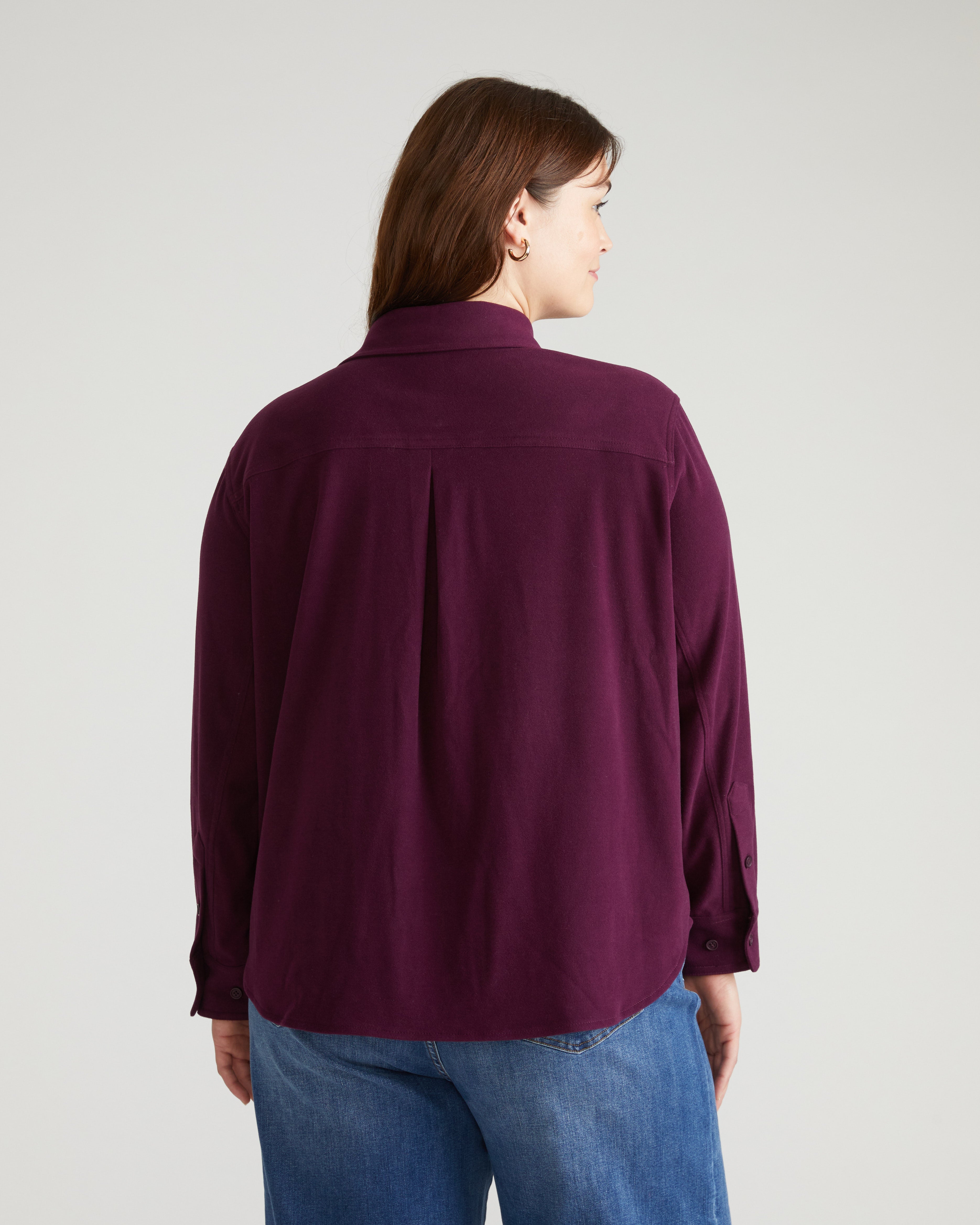 Maine Stretch Flannel Shirt - Gamay