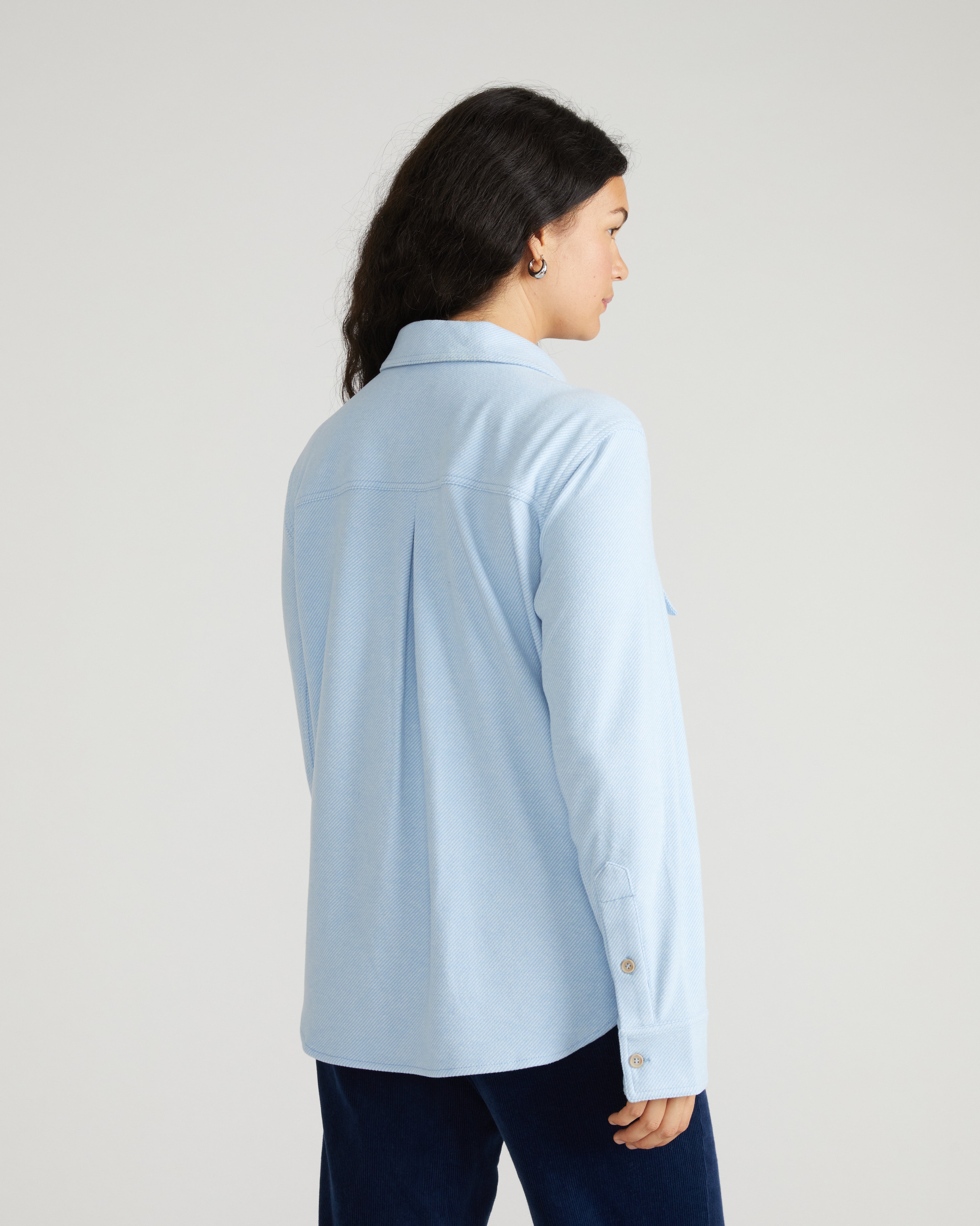 Maine Stretch Flannel Shirt - Battenberg Twill