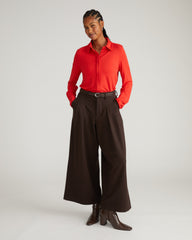 Elbe Liquid Jersey Shirt Classic Fit - Lipstick