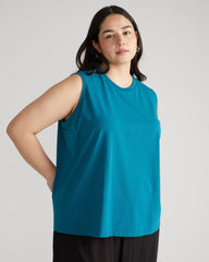 Patti Muscle Tank - Plume Blue