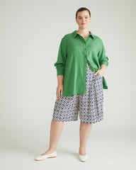 Cooling Stretch Cupro Artist Shirt - Clover