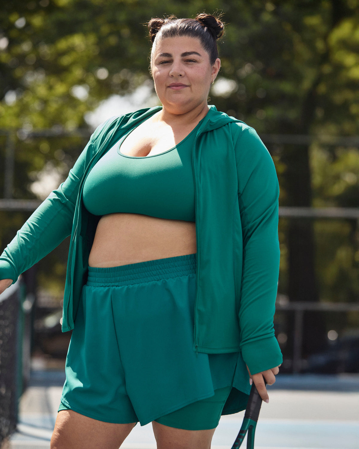 Next-to-Naked Hooded Zip Jacket - Aventurine