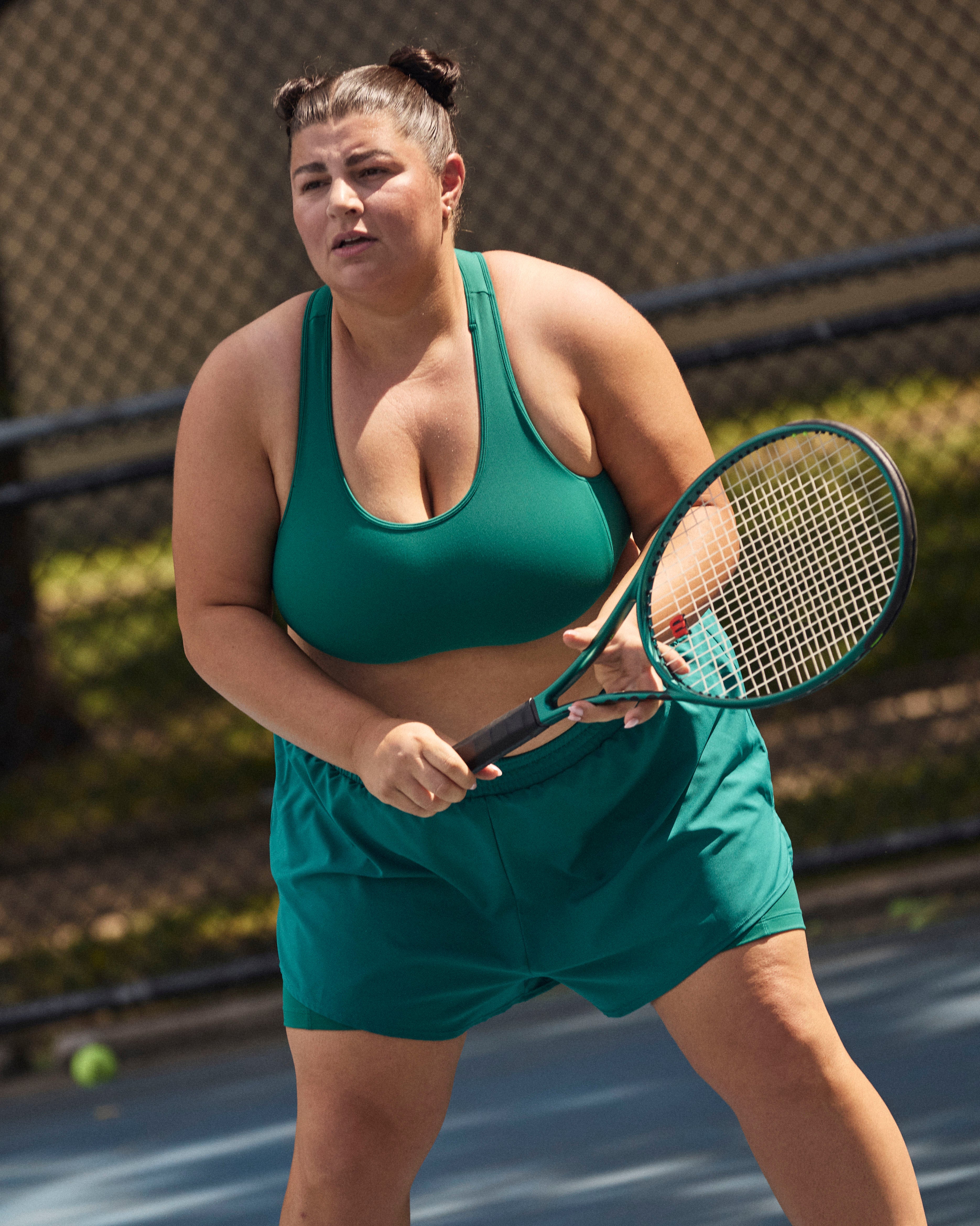 Next-to-Naked Racerback Sports Bra - Aventurine