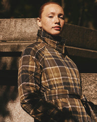 Nehra Quilted Coat - Scottish Breakfast Plaid