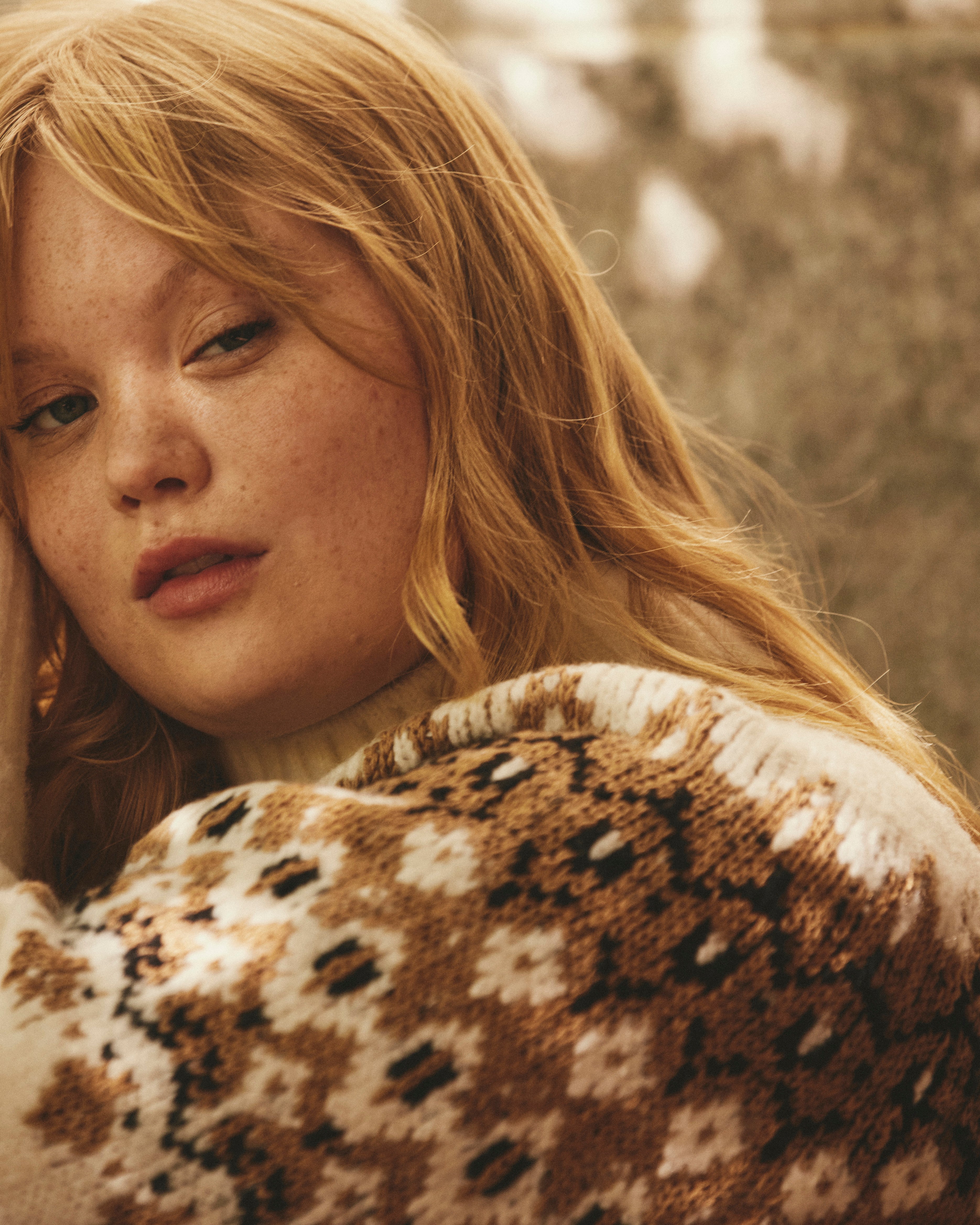 Fair Isle Sweater - Cream Fair Isle