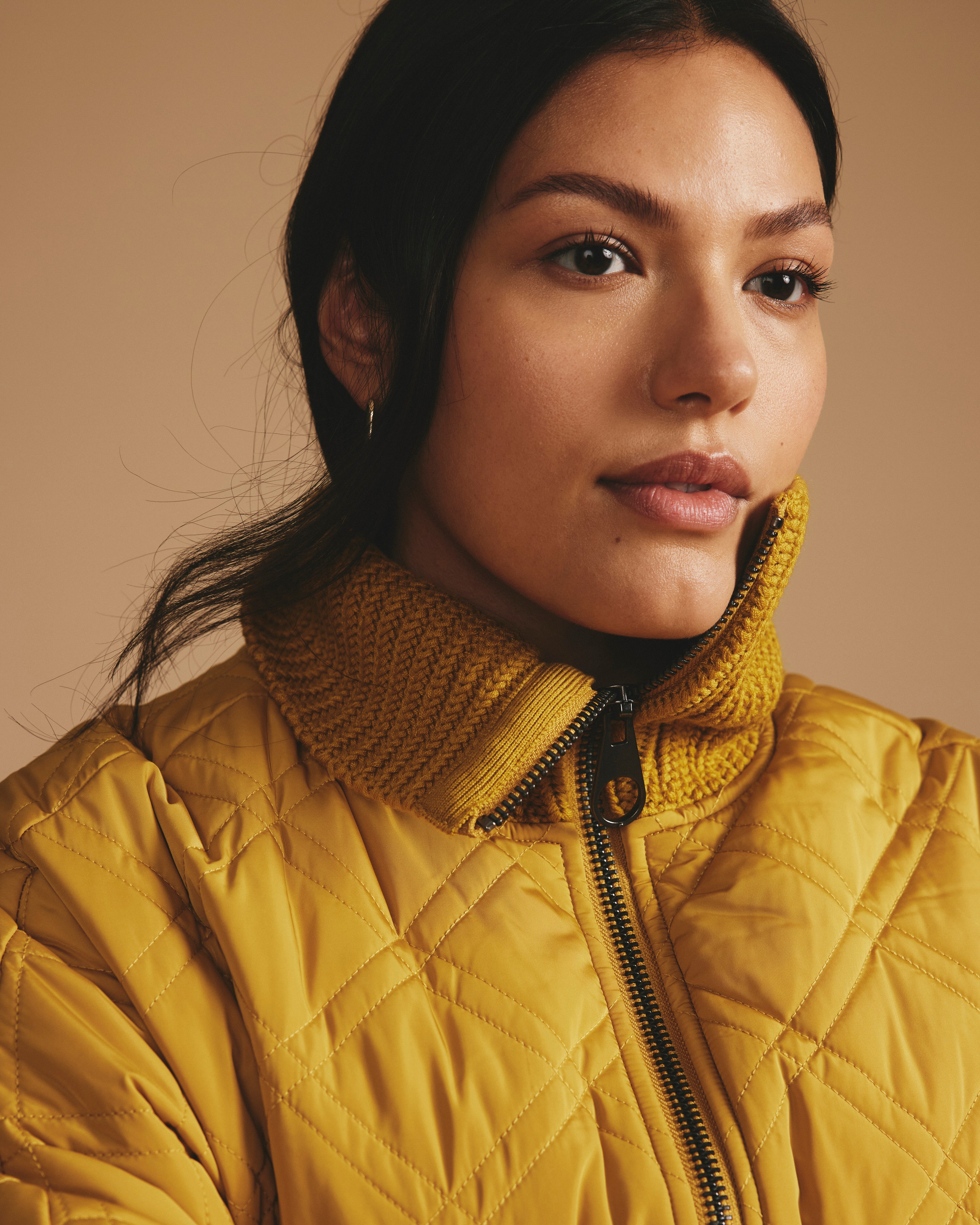 Arcadia Puffer Coat - Mustard