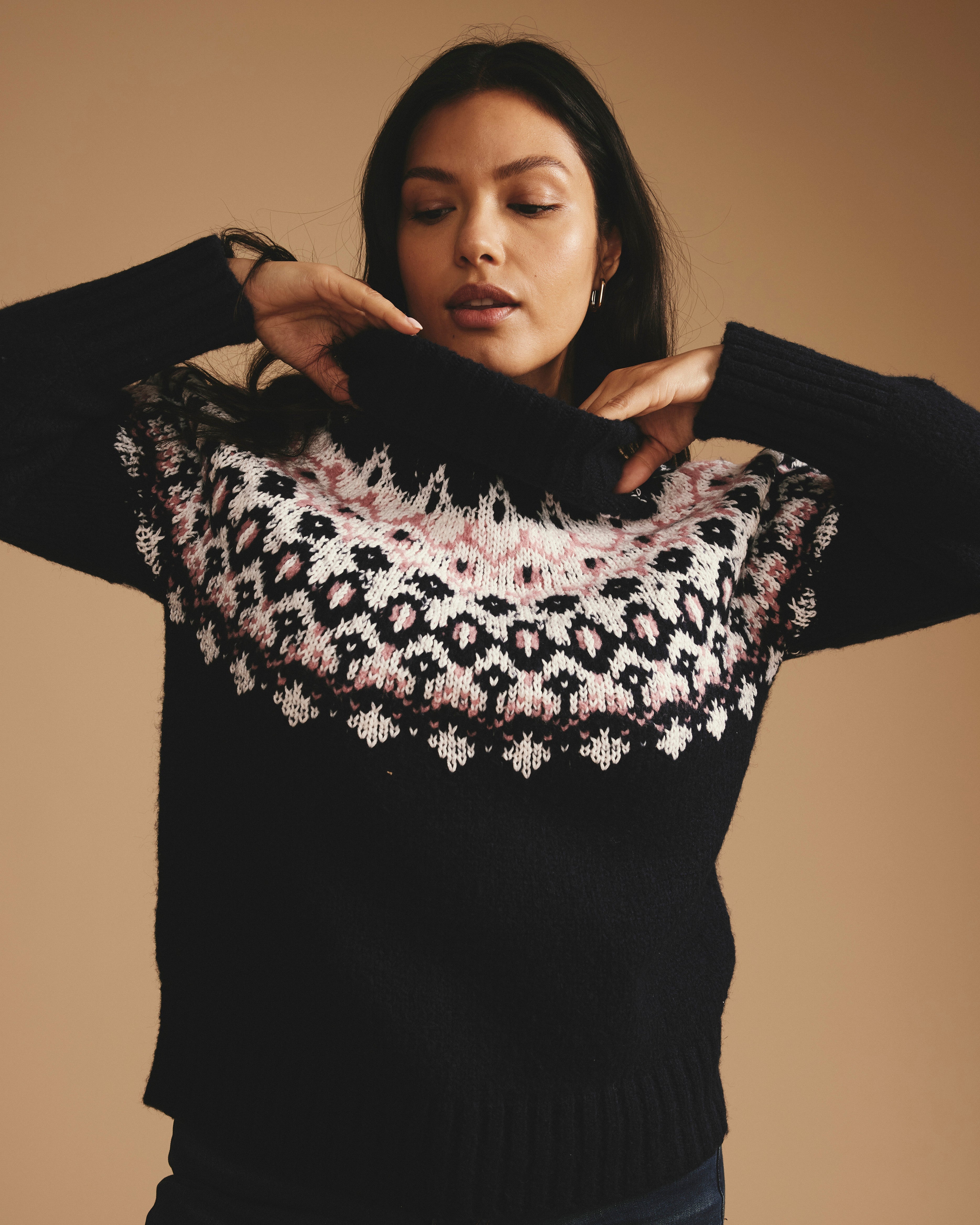 Fair Isle Sweater - Nordic Sea Fair Isle
