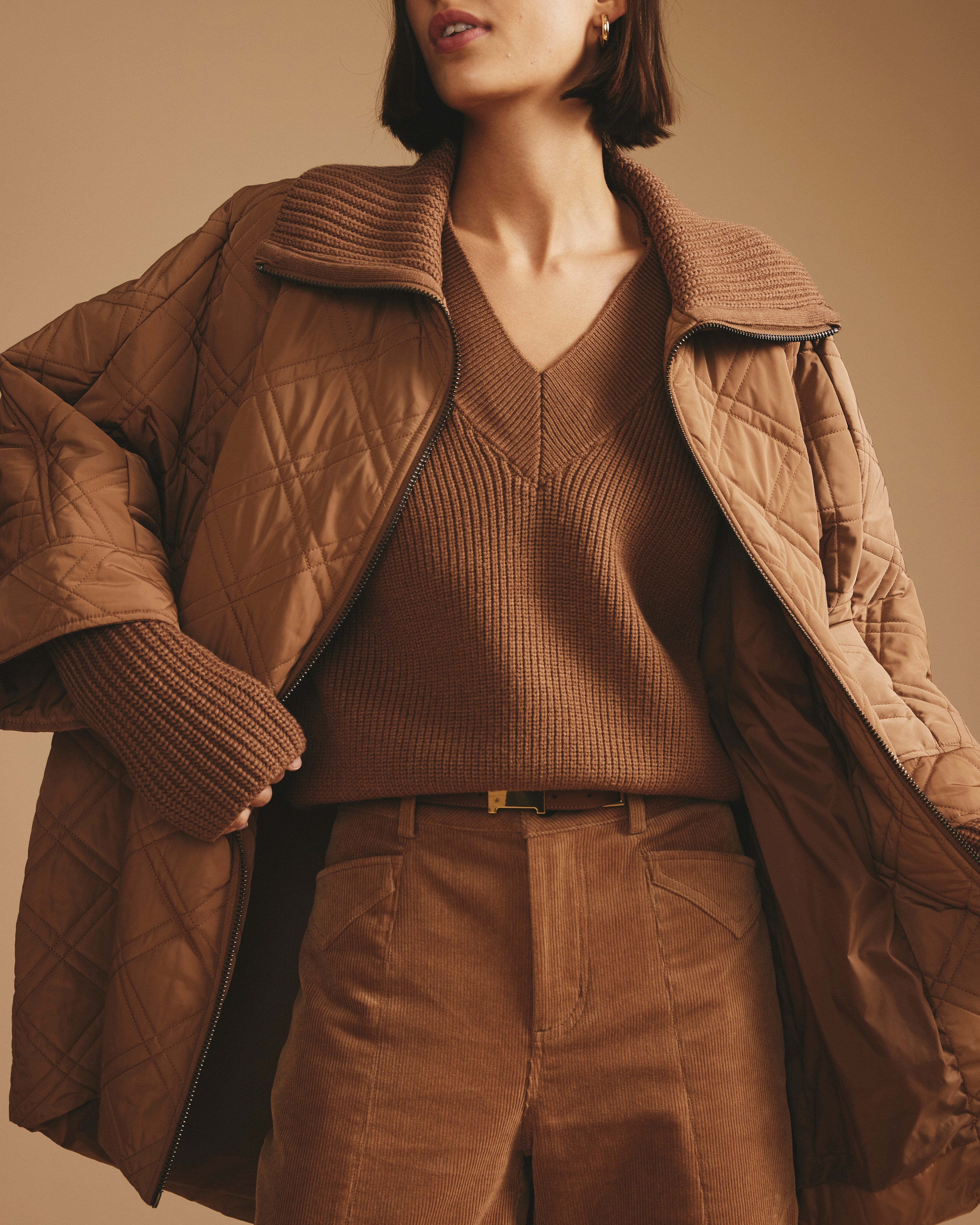 Arcadia Puffer Coat - Classic Camel