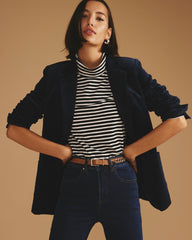 Davis Corduroy Blazer - Pageant Blue