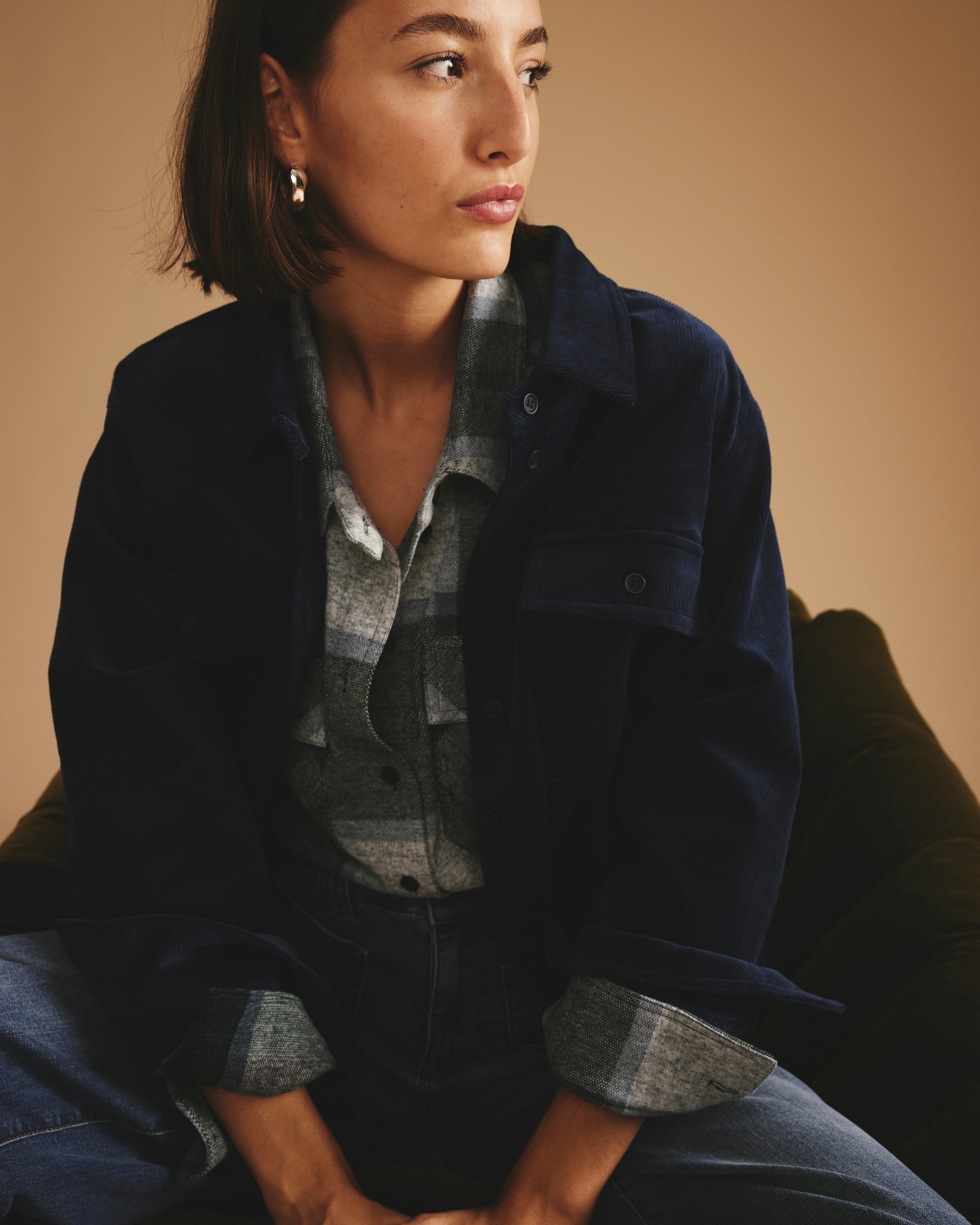 Corduroy Greenwich Jacket - Pageant Blue