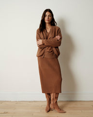 Better-Than-Wool Zip Cardigan - Classic Camel