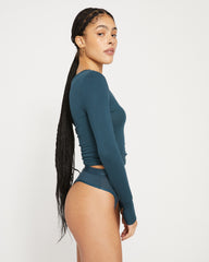 UltimateS High Rise Thong - Deep Sea