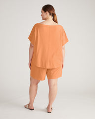 UltimateS Dolci Short Sleeve Top - Melon