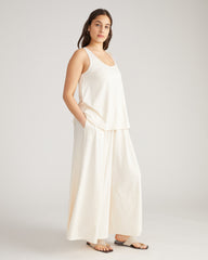Trisha Lounge Tank - Porcelain