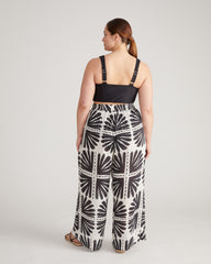 Verbena Voile Pants - Ink Bloom Print