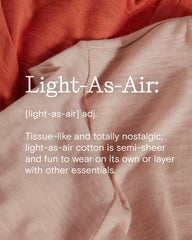 Light-As-Air Long Sleeve Crew Neck Tee - Jam
