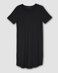 Halie T-Shirt Dress - Black